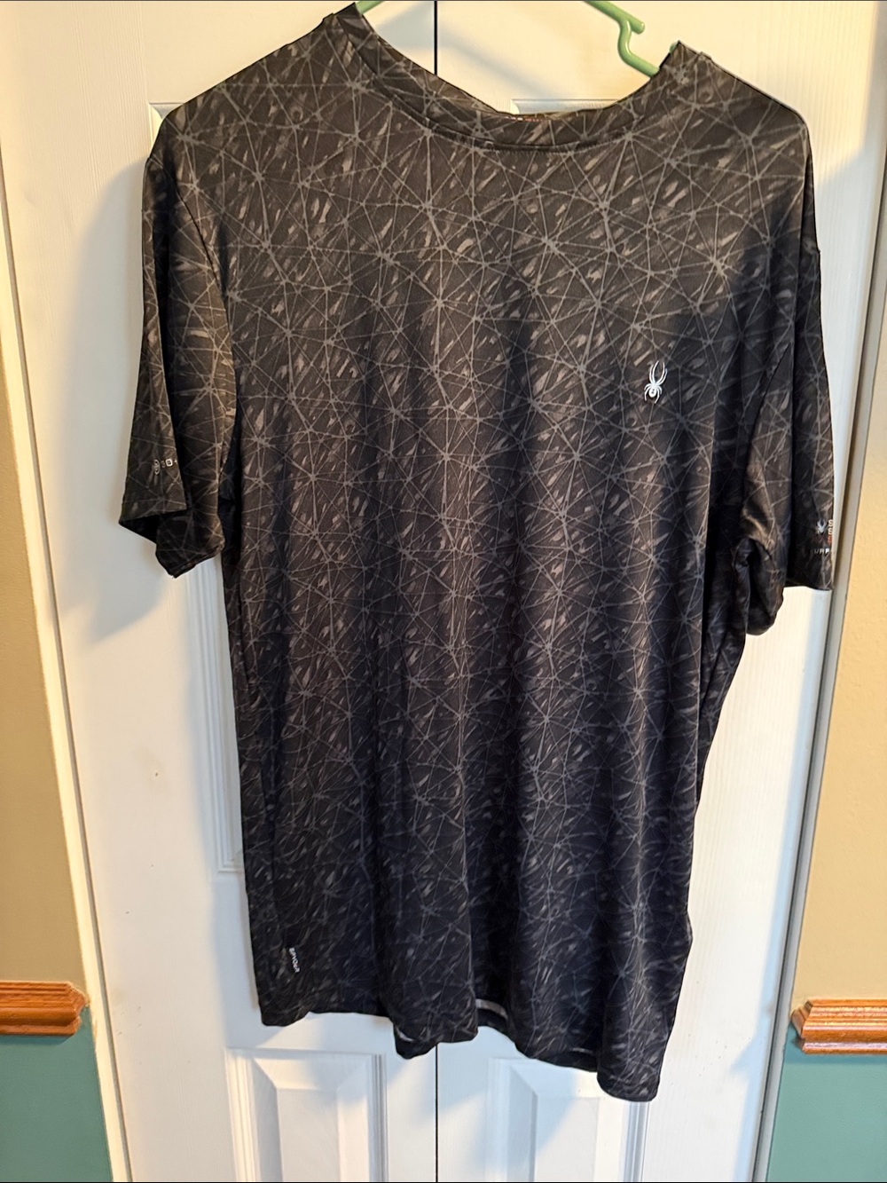 Spyder Black Short-Sleeve Graphic Tee